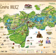 Mapa rysunkowa gminy Milicz